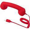 ReachMall Cornetta Retro per usb-c per Cellulare Audio Chiaro Cornetta(Red) | Design nostalgico, audio per cristallino, connettore per usb-c per attivo, compatibile per ios per android, riduzione rumore