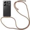 betterfon | Xiaomi Redmi Note 13 Pro 4G collana smartphone collana con nastro - cordino con custodia da appendere Custodia con cordino da appendere per Xiaomi Redmi Note 13 Pro 4G in Rainbow