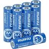 RUIHU Confezione da 8 batterie AA al litio ferro, doppia A, 1,5 V, 3000 mAh, a lunga durata, per fotocamera lampeggiante, non ricaricabili (litio AA-8)