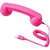 ReachMall Cornetta Retro per usb-c per Cellulare Audio Chiaro Cornetta(pink) | Design nostalgico, audio per cristallino, connettore per usb-c per attivo, compatibile per ios per android, riduzione rumore