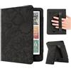 Litvana Custodia con supporto per Kindle Paperwhite da 7/6,8 12° | Per Kindle Colorsoft Signature & Paperwhite (7/6 12/11a generazione). Supporto, slot per schede, cinghia da polso