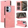 LACAE Cover a Libro per Xiaomi Redmi Note 17 Pro 5G | Custodia con 4 Slot per Carte, Protezione RFID, Pelle PU, Chiusura Magnetica e Supporto, Green
