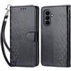 KENHONER Custodia per Samsung Galaxy S26 FE 5G Cover, Nero | Portafoglio in Pelle PU Retro, Antiurto Flip, Slot per Schede, Funzione Stand, Chiusura Magnetica