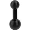 Goktvai Adattatore a Sfera da 25mm a 20mm, Lega di Alluminio Connettore di Estensione per Montaggio Sfera per Moto Supporto Telefono ATV Barca Supporto Dash Cam