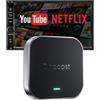 OTTOCAST E2 CarPlay & Android Auto AI Box Wireless, Adattatore Android 13 per Streaming in Auto con CloudSIM Integrata, Netflix & YouTube, Scarica Qualsiasi App, Schermo Diviso, Aggiornamenti FOTA