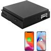 Ezonetronics Retrofit Kit Wireless CarPlay e Android Auto per Mercedes Benz con NTG 4.5 | Plug & Play Carplay Modulo per Mercedes Benz A/B/C/E/CLA/GLK/ML/SLD con MirrorLink SWC Bluetooth WiFi Siri Navigazione GPS