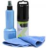 Techly 106190 Spray di Pulizia per Monitor LCD con Panno in Microfibra Azzurro Azzurro