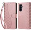 KENHONER Custodia per Samsung Galaxy S26 FE 5G Cover, Oro rosa | Portafoglio in Pelle PU Retro, Antiurto Flip, Slot per Schede, Funzione Stand, Chiusura Magnetica