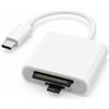 Ihteyuo Lettore di schede SD USB C, USB C SD, lettore di schede 2 in 1, adattatore MicroSD TF, lettore di schede di memoria, fotografia, compatibile con USB-C smartphone, tablet, laptop, supporta schede di