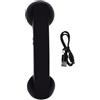 YUEHISY Cornetta Retro Wireless, Ricevitore Bluetooth USB, Cornetta Telefonica per Chiamate, Audio su Computer e Telefono (BLACK)