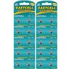 EASTCELL 20 batterie alcaline a bottone AG5 LR754, 1,5 V, 60 mAh, per | 20 batterie alcaline a bottone AG5/LR754, 1,5 V, 60 mAh, per orologi, calcolatrici, giocattoli, luci LED e puntatori laser