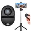 VivaStride Telecomando Bluetooth per Fotocamera Smartphone, Autoscatto Wireless per Selfie e Foto di Gruppo, Compatibile con iOS e Android, Scatto a Distanza fino a 10m con Cordino da Polso