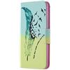 AIFILLE per Honor 9X Lite Portafoglio Custodia a Libro in Pelle PU Ultrasottile Antiurto Protettiva Carta di Credito Elegante Magnetico Smart Cover per Honor 9X Lite Piuma Verde Giallo Motivo