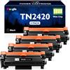 Meagiis TN2420 TN-2420 Nero Toner Compatibili con Brother MFC-L2710DW | Con Brother TN2410 TN-2410 MFC-L2710DN MFC-L2750DW HL-L2350DW HL-L2310D HL-L2357DW DCP-L2530DW DCP-L2537DW, 4 Pezzi