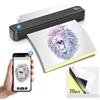 Joyzan Stampante Stencil Tattoo, Stampante Termica Tattoo di Trasferimento Termico 20 Fogli Carta Tatuaggi Temporanei Personalizzati Macchine da Stampa per Phone PC Bluetooth USB Artisti Principianti