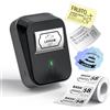 CHIVALZ Portable Wireless Thermal Printer PM260B | 30-50mm Wide Compatible, 48mm Print Width | 203DPI High-Definition, Wireless & USB Connectivity | Multiple Templates & Fonts for Labels, Receipts