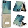 TUUNKMUY Custodia per Samsung Galaxy Z Flip 8, custodia per Samsung Galaxy Z Flip 8, trasparente, glitterata, con cristalli liquidi luccicanti, resistente, antiurto, morbida cover per Samsung Galaxy Z Flip 8