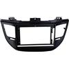 CRRYUQWWM Mascherina Autoradio 9 Pollici Per HYUNDAI Per Tucson 2015 2016 2017, GPS, Lettore MP5, Stereo, Pannello 2 DIN(Frame-black)