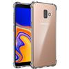Verco Cover per Galaxy J6 Plus, Protezione Assorbimento degli Urti e Anti-Graffio Silicone Case per Samsung Galaxy J6+ Custodia - Trasparente