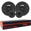 Generico 1 kit DS18 PRO-GM8.4PK altoparlanti sistema a 2 vie 20 cm 200 mm 8, 190 watt rms 580 watt max, 2 midrange e 2 tweeter, 4 ohm, per auto, a coppia