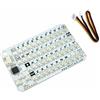 Buerjia tastiera QWERTY 50 CardKB V1.1 con MCU ATMega8A, LED RGB, programmabile per UIFlow (MEGA8A)