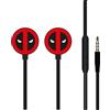 Ert Group Auricolari con microfono originali e con licenza ufficiale Marvel Deadpool 001