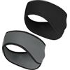 AOOSA 2 Pezzi Fascia per Capelli Invernale, Elastica Fascia Paraorecchie | Morbido Confortevole Paraorecchie Sportiva per Donna e Uomo, Termica Headband per Corsa Ciclismo Yoga Escursionismo