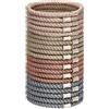 JessLab 20 Pz Elastici Intrecciati da Donna, Senza Danni con Dettaglio, Senza Cuciture né Pieghe, Braccialetto porta Coda, Mix Boho