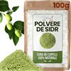 VIRHEA® Polvere di Sidr 100g Shampoo Naturale Alternativo per Capelli - Maschera Lenitiva Cuoio Capelluto - Volume, Brillantezza, Anti Forfora e Colore Vegetale Ayurvedico