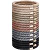 JessLab 20 Pz Elastici Intrecciati da Donna, Senza Danni con Dettaglio, Senza Cuciture né Pieghe, Braccialetto porta Coda, Mix Classico Colore