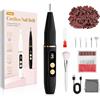 Buudala Fresa per Unghie, 35000RPM 12 in 1 Lima Elettrica per Unghie Professionale | Fresa per unghie 12 in 1, display LED, 12 accessori, 9 velocità, ricaricabile USB-C portatile, per manicure e pedicure