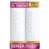 NYK1 Shampoo e Balsamo Senza Solfati | Kit Iniziale - 100ml x2 | Deterge, Condiziona e Protegge Delicatamente Extension e Capelli alla Cheratina - Senza Parabeni e Previene la Rottura