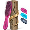 MarQus Spazzola per Cuoio Capelluto - districa senza tirare - Spazzola districante per tutti i tipi di capelli, spazzola per lucentezza e volume, 1 pezzo Pinkvelvet