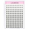 LAUBESS Ciglia Finte Ciuffetti Extension Ciglia LAUBESS Lash Clusters Ciuffetti Ciglia Finte Naturali Wet Manga Anime Cluster Lashes (Fairy-0.07D-Mix8-16)