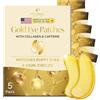 PLANTIFIQUE Patch Occhi Oro 24K Maschera Occhiaie Borse - 5 Paia di Cerotti | Skin Care Kit Viso como Crema Contorno Occhi Idratante Antirughe Donne e Uomini