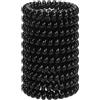 JessLab Elastici Spirale per Capelli, 10 Pezzi Senza per Tracce in Plastica per Coda di Cavallo, Accessorio per Ragazze e Donne, Colori Assortiti (#29)