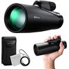 K&F CONCEPT Telescopio Monoculare,12x50 Hd Monocolo Telescope Professionale Potente Canocchiale Monoculare per Bird-Watching,Caccia,Campeggio,Escursionismo