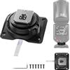 NEEWER Z2-C Hot Shoe Mount di Ricambio, Solo per Flash a Testa Rotonda Z2-C/Z2Pro-C/Z2II-C Compatibile con Canon, Parte Riparazione di Hot Shoe Speedlite con Interfaccia Contatto Metallica Aggiornata