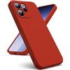 Oududianzi - Cover per Oppo Reno 15 F 4G / 5G Silicone, Rosso | Custodia Silicone Liquido, Interno in Microfibra Morbida, Protezione Antiurto Resistente