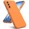 Oududianzi - Cover per Samsung Galaxy A17 5G Silicone Liquido, Arancione | Custodia Silicone Liquido, Interno in Microfibra Morbida, Protezione Antiurto Resistente