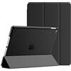 JETech Custodia per iPad 9ª/8ª/7ª Gen 10,2", Nero | Cover per 10,2" 2021/2020/2019 Modello, Retro Traslucido Sottile, Supporto Tri-Pieghevole, Auto Svegliati/Sonno, Antiurto