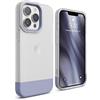elago Cover Glide per iPhone 13 Pro (6,1") | TPU Sottile, Protezione Fotocamera Migliorata, Design Bicolore (Trasparente Opaco/Viola)