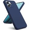 Oududianzi - Cover per Oppo Reno 14 F 4G / 5G Silicone, Blu Notte | Custodia Silicone Liquido, Interno in Microfibra Morbida, Protezione Antiurto Resistente