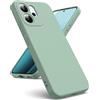 Oududianzi - Cover per Oppo Reno 14 F 4G / 5G Silicone, Matcha | Custodia Silicone Liquido, Interno in Microfibra Morbida, Protezione Antiurto Resistente