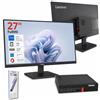 Lenovo PC All-in-One 27" Full HD Ricondizionato Intel Core i7-8700T, 16GB RAM, SSD 1TB, Windows 11 Pro, Office 2021, Wi-Fi, Bluetooth, Docking Station 10-in-1 Inclusa Garanzia 36 Mesi