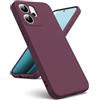 Oududianzi - Cover per Oppo Reno 14 F 4G / 5G Silicone, Bordeaux | Custodia Silicone Liquido, Interno in Microfibra Morbida, Protezione Antiurto Resistente
