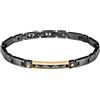 Maserati Bracciale Uomo in Acciaio, Ceramica, Collezione Ceramic - JM224ATZ35