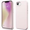 elago Cover in Silicone Liquido per iPhone 17e/iPhone 16e | Antiurto, Fodera in Microfibra Antigraffio (Rosa Delicato)