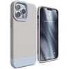 elago Cover Glide per iPhone 13 Pro Max (6,7") | TPU Sottile, Protezione Fotocamera, Design Bicolore, Antigraffio (Pietra Beige/Azzurro)