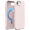elago Cover Magnetica in Silicone Liquido per iPhone 17e/iPhone 16e | Compatibile con MagSafe, Antiurto, Sottile, Finitura Soft-Touch (Rosa Delicato)